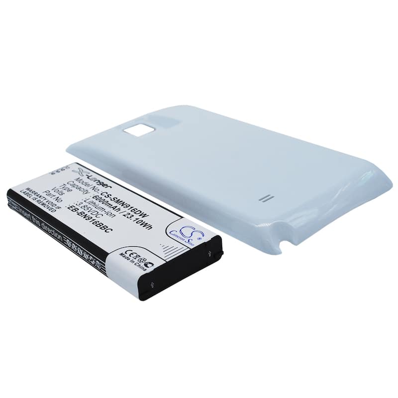 Battery for Samsung Galaxy Note 4 SM-N9100 SM-N9106W SM-N910F EB-BN916BBC - White
