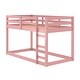 preview thumbnail 5 of 12, Twin Loft Bed with Ladder & Safety Guaranteed, Pink