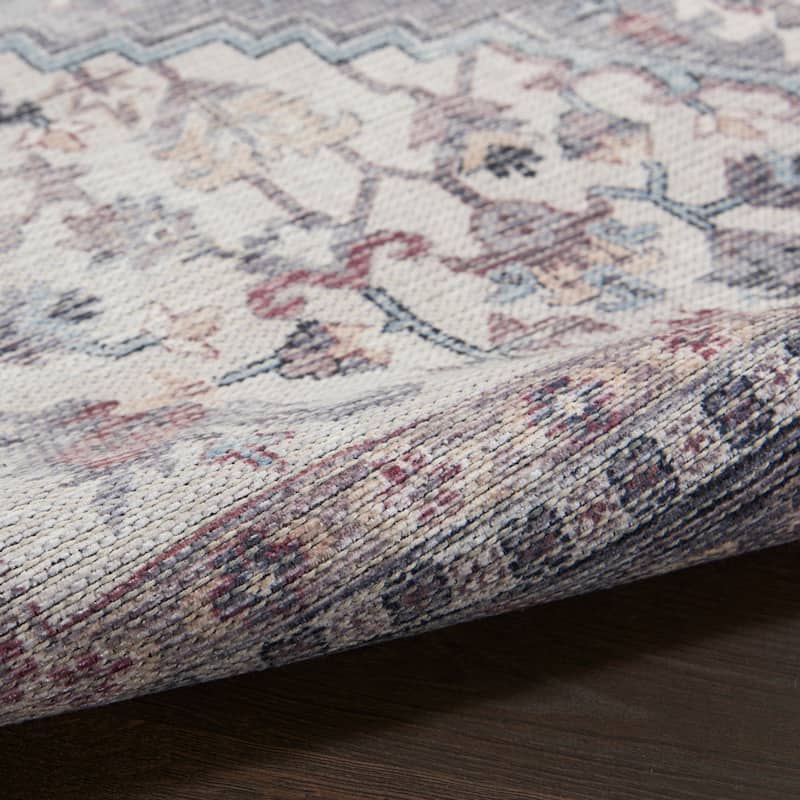 57 Grand by Nicole Curtis Vintage Medallion Machine Washable Area Rug
