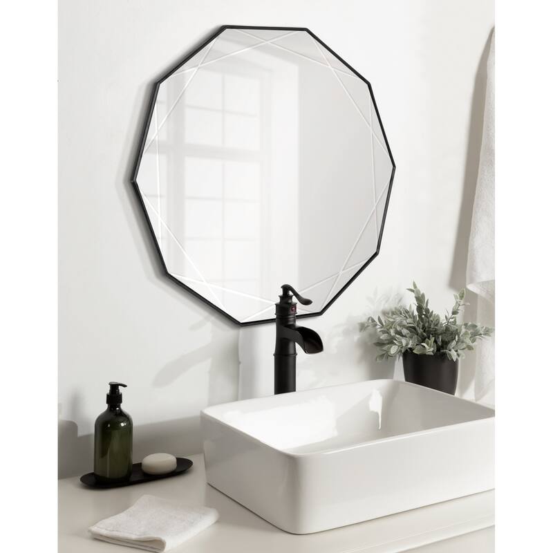 Kate and Laurel Deka Geometric Starburst Mirror