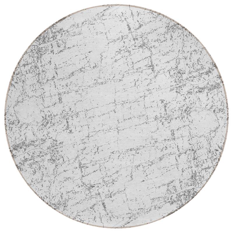 Machine Washable Indoor/ Outdoor Chantille Modern Texture Rug