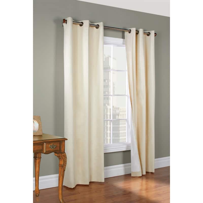 ThermaLogic Weathermate Insulated Grommet Extra Wide Curtain Panel - Pair
