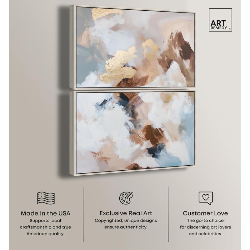 Earth's Palette II Canvas Set of 2 by Art Remedy