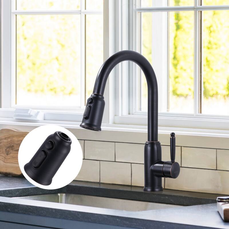 Pull Down Kitchen Faucet Head Replacement with 9 Adapter Kit