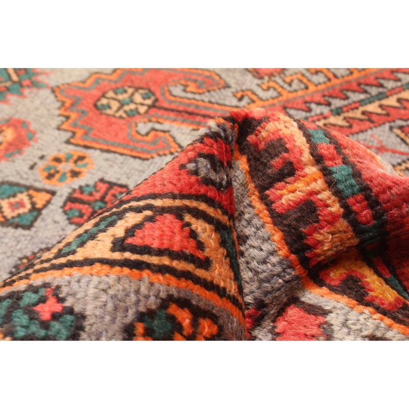 ECARPETGALLERY Hand-knotted Andelz Red Wool Rug - 4'1 x 6'11