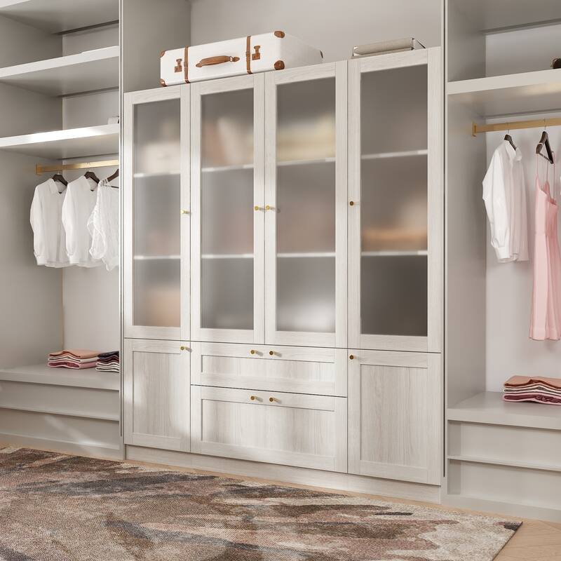 Elegant White Modular Bookcase: Stylish and Flexible Storage Solution for Your Home