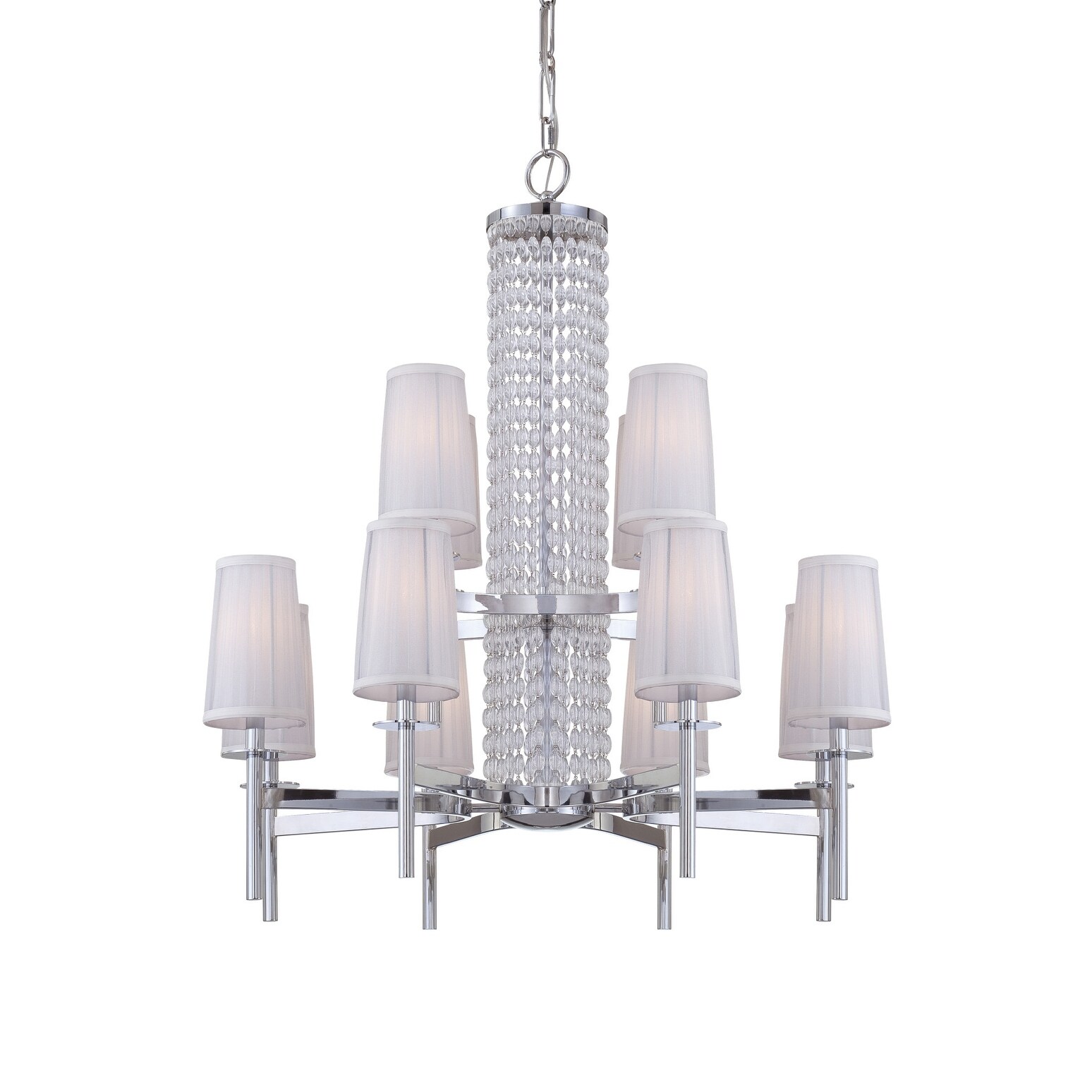 Designers Fountain 839812  12 Light Up Lighting Chandelier from the Candence Collection - Chandeliers For Bedrooms by Overstock.com