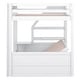 preview thumbnail 35 of 34, Wood Convertible Full Size Bunk Bed with Storage & Bedside Table
