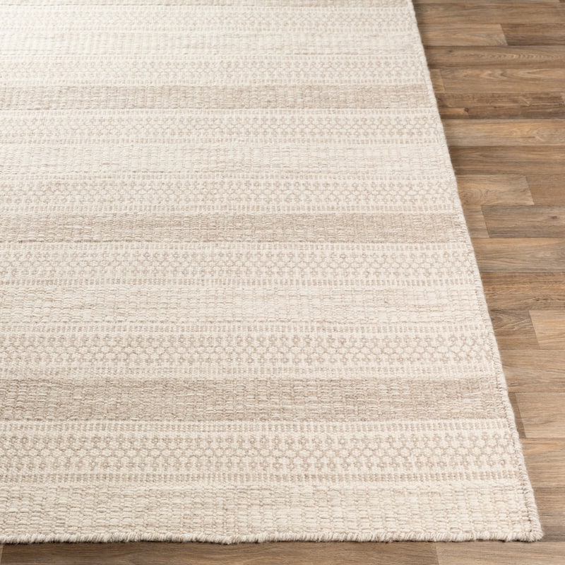 Livabliss Arica Handmade Casual Stripe Wool Area Rug