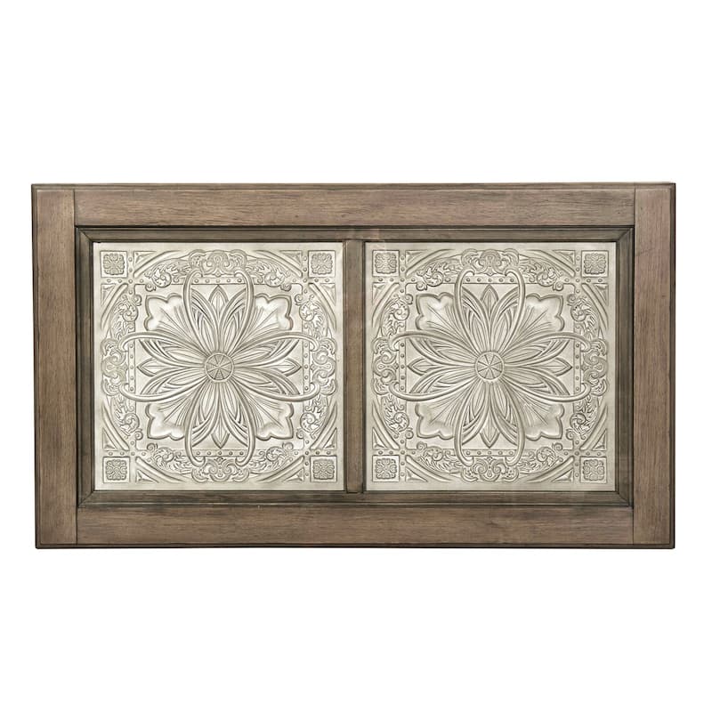 Heartland Antique White Living Room Table Set 3 Piece with Coffee Table, Side Tables