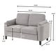 preview thumbnail 13 of 40, 59.06" Loveseat Sofa with Soft Handrest