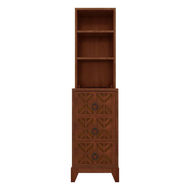Corner End Table with Charge Station