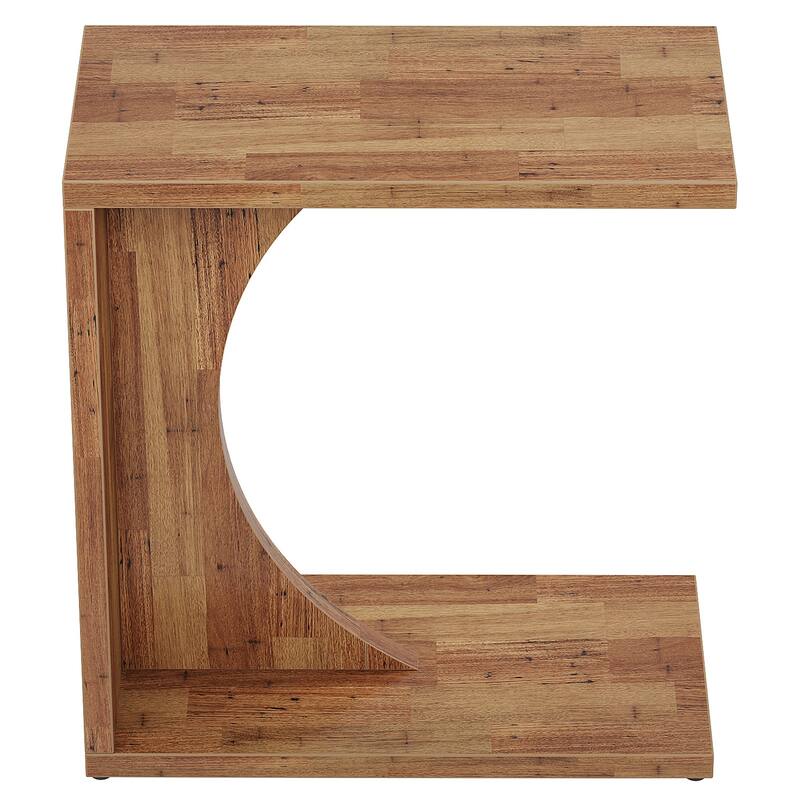 C-Shaped End Table, Sofa Side Table, Living Room Bedroom C Table Accent Side Table