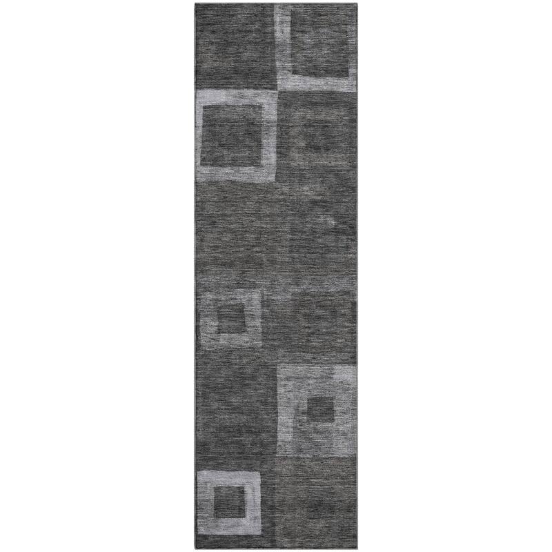 Premium Washable Super Soft Blocky Contemporary Mayfield Rug