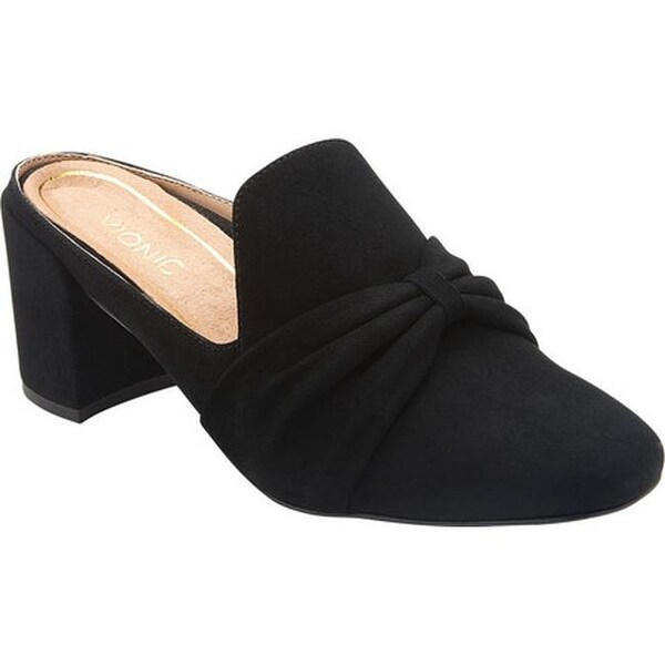 vionic suede mules