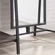 preview thumbnail 5 of 5, Drindel Contemporary Black Coat Stand with Mirror by Furniture of America