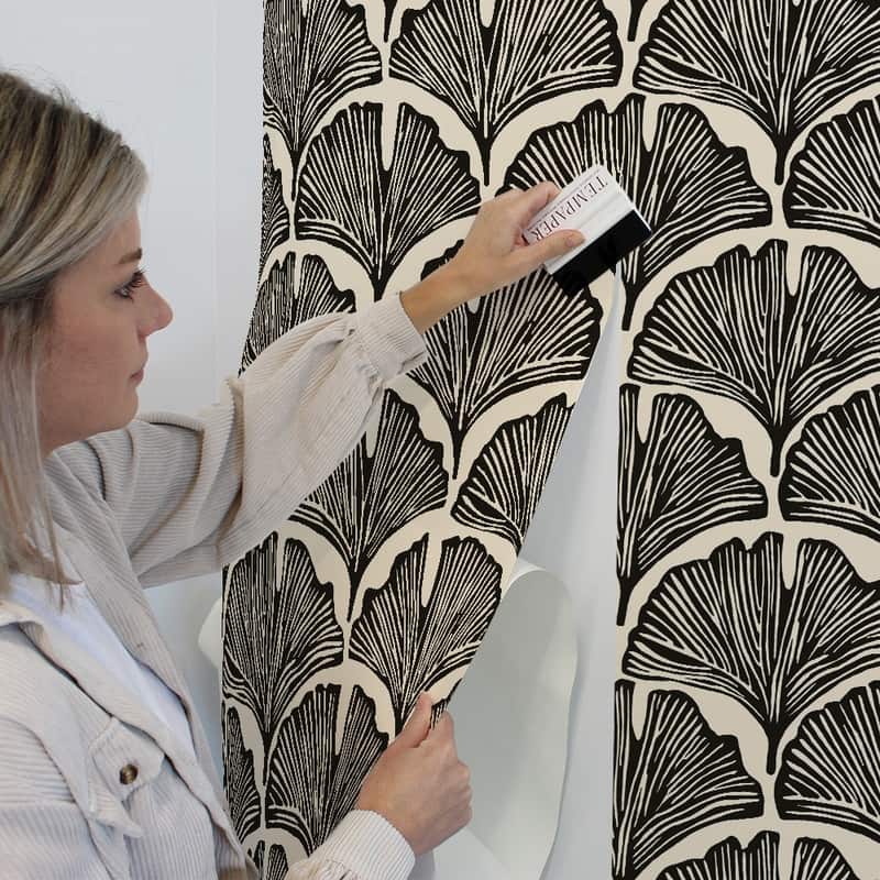 Tempaper Feather Palm by Novogratz Peel and Stick Wallpaper