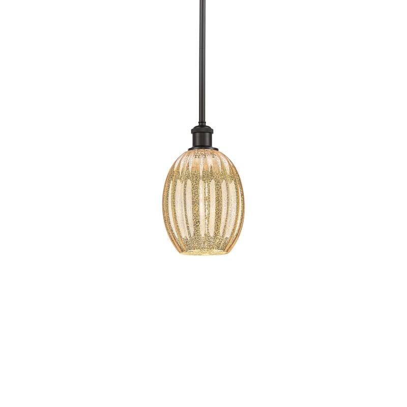 Innovations Lighting 516-1S-11-7 Preston Pendant Preston 7" Wide Mini - Oil Rubbed Bronze / Mercury