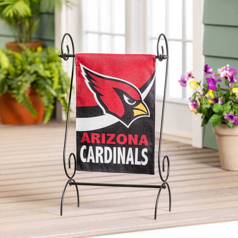 Arizona Cardinals Burlap Flag Garden Size