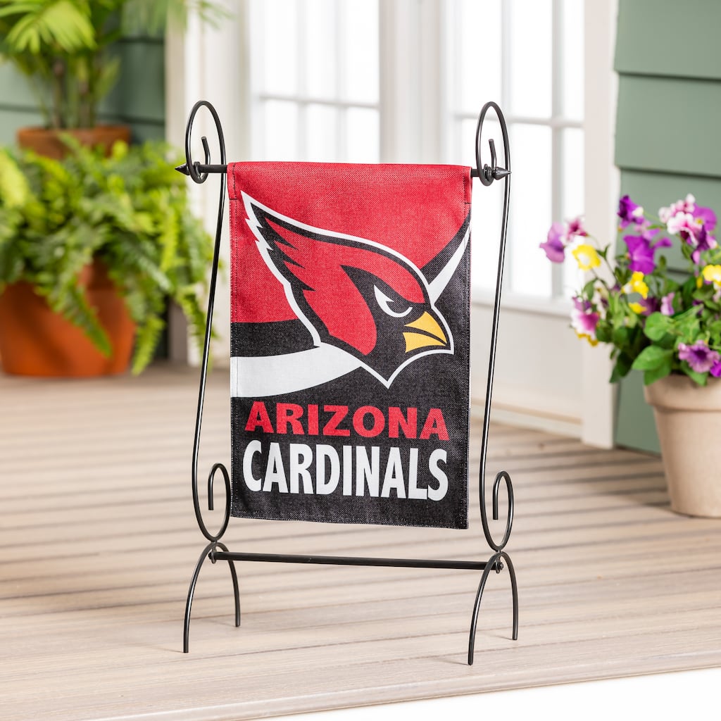 Arizona Cardinals Burlap Flag Garden Size