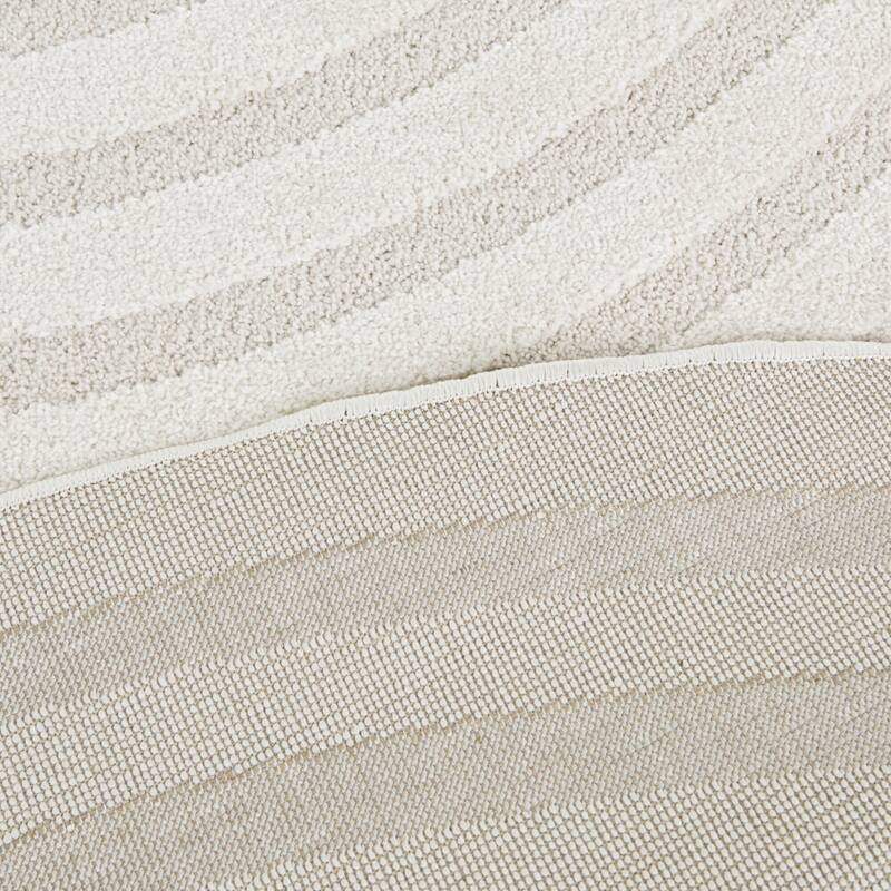 Barnfield Oval High-Low Area Rug