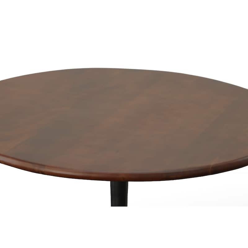 Carolina Living Alden Wood Top 40" Round Dining Table