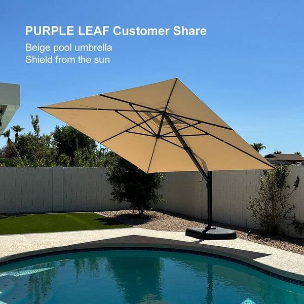 PURPLE LEAF OPEN BOX Patio Umbrella Base With Wheels ZYBASE-8