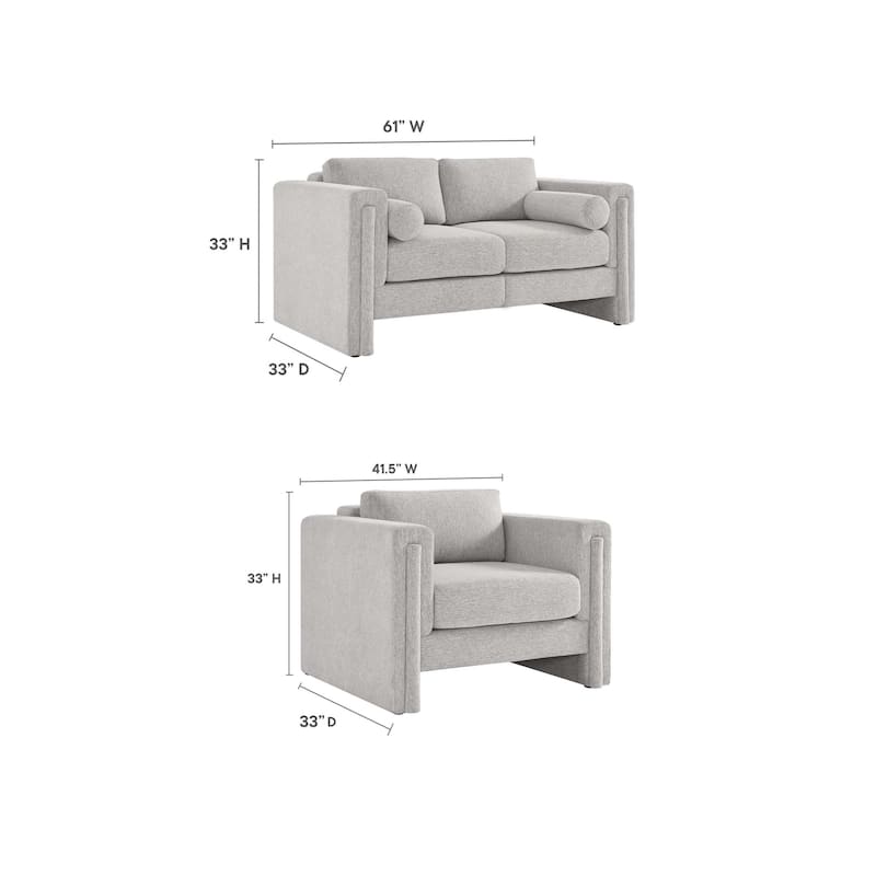 JASIWAY 3-seater Teddy Velvet Modern Upholstered Sofa Sectional Sofa