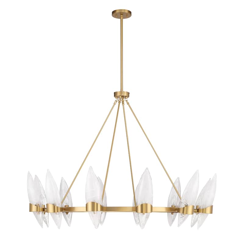 Savoy House 1-5504-12 Nouvel 12 Light 45" Wide Ring Chandelier