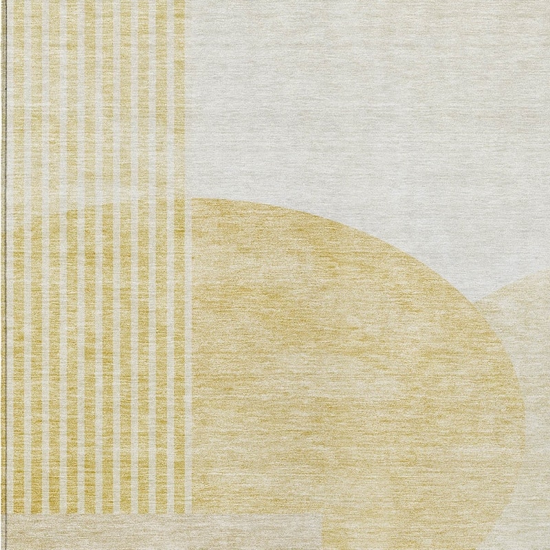 HomeRoots Geometric Transitional Rectangle Outdoor Rug