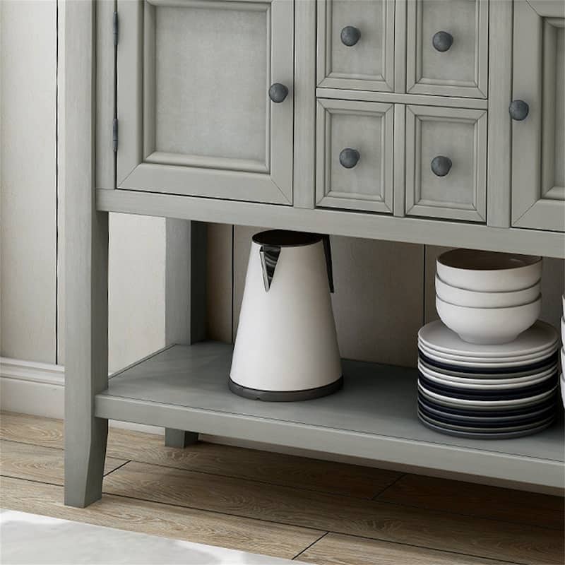 Console Table with Bottom Shelf
