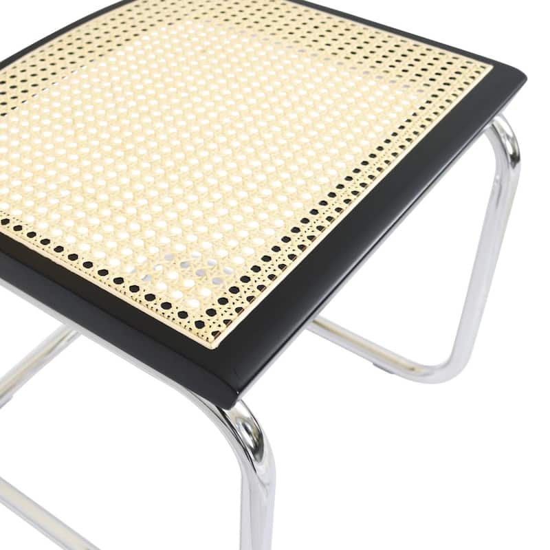 Breuer Chair Company Marcel Breuer Cesca Cane Cantilever Side Chair w/ Chrome Steel Frame (Various Wood & Cane Colors)