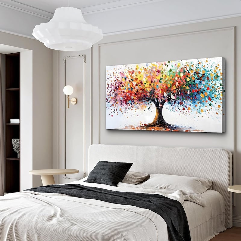 Colorful Tree Landscape Wall Paintings