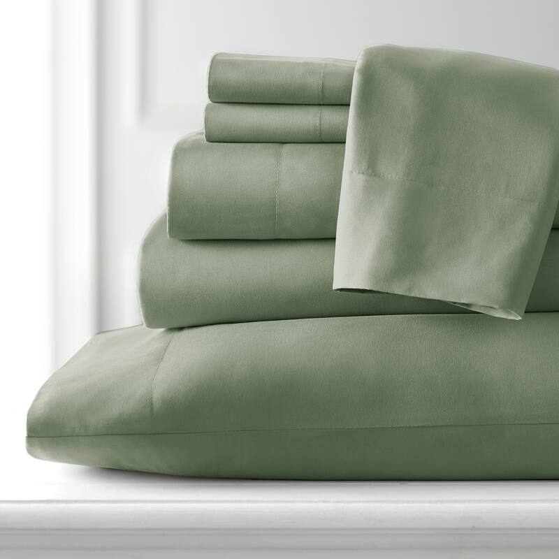Adjustable Mattress Split King Ultra-Soft 7-piece Bed Sheet Set