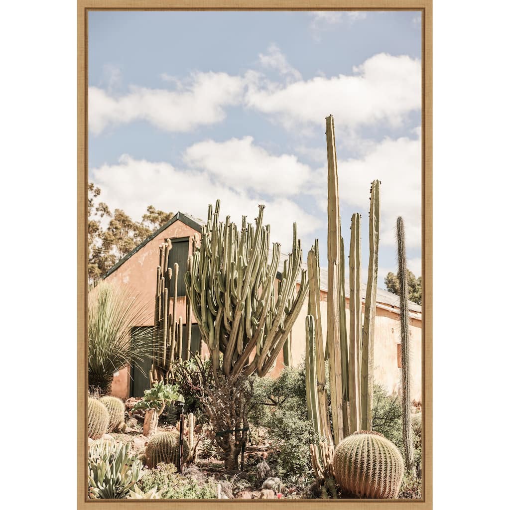 Karoo Garden by Shot by Clint Framed Canvas Wall Art Print - Sylvie Natural