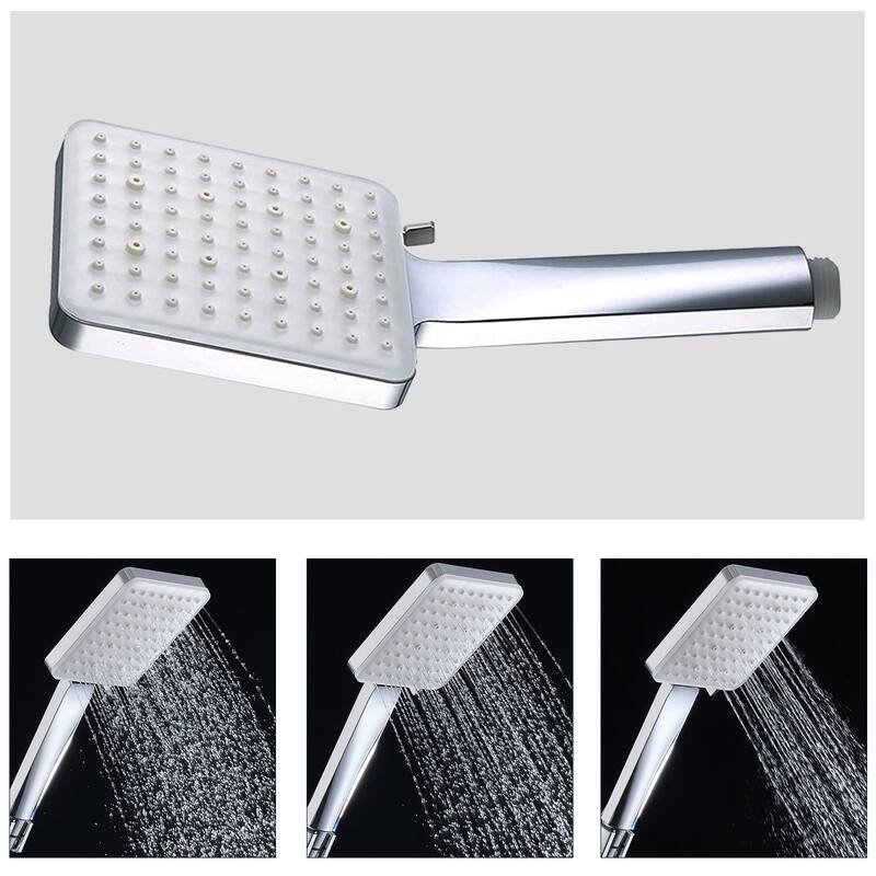 Chrome High Pressure Multifunctional with Hand Held Shower Faucet Bed