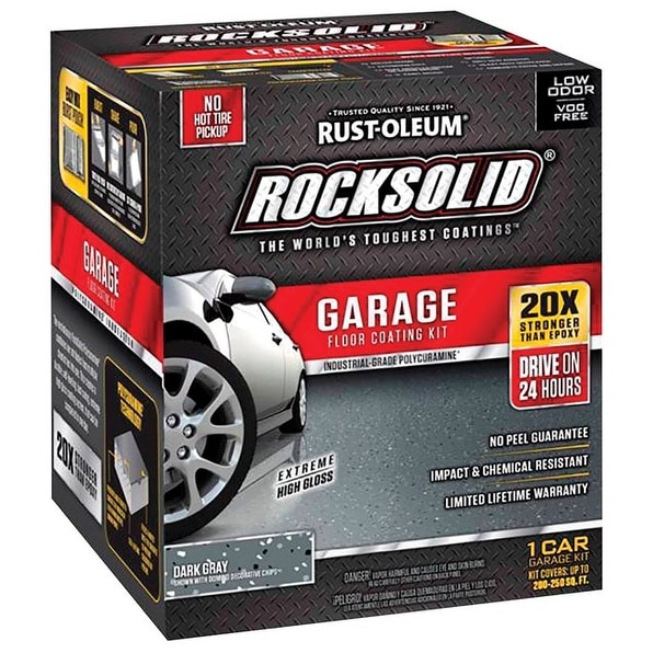Rust Oleum 317286 RockSolid Polycuramine Garage Floor Coating Kit