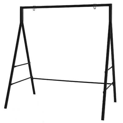 66 in 2-person Iron Porch Swing Stand