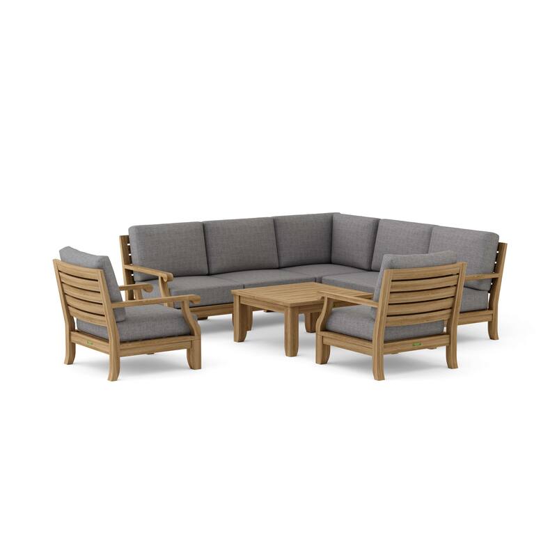 Riviera Luxe 8-Pieces Modular Set - Cast Slate