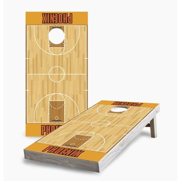 slide 2 of 7, Phoenix Suns Cornhole Game (Choose Wraps or Boards) 2x4 Boards (24" x 48") - Include ALL Accessories