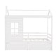 preview thumbnail 4 of 10, Twin House Bed with Drawers & Guardrails - Sturdy Wooden Frame for Kids