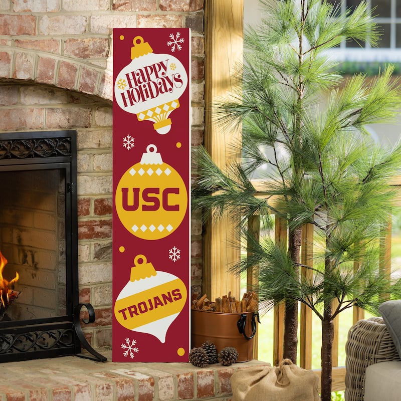 47" Double Sided Seasonal Porch Leaner, University of Southern California - 47" x 11.25"