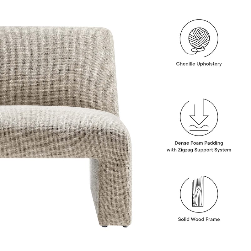 Amita Chenille Upholstered Accent Chair