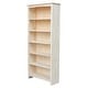 preview thumbnail 2 of 42, Shaker Solid Wood Bookcase 72 Inch - Unfinished