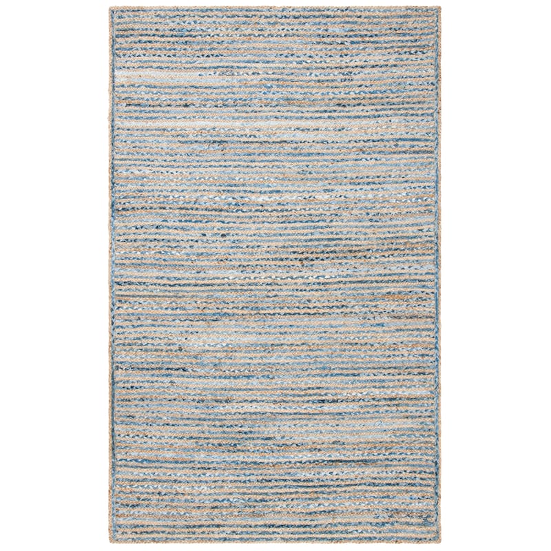 SAFAVIEH Handmade Cape Cod Zoritza Coastal Jute and Denim