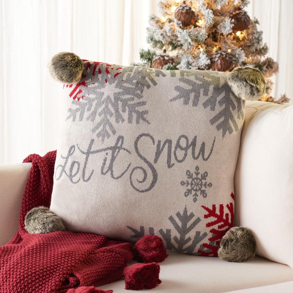 Red 18 x 18 Christmas Throw Pillows Bed Bath Beyond