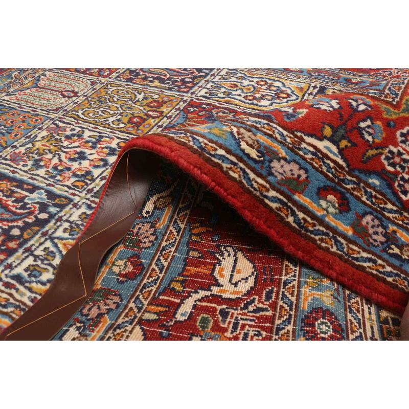 ECARPETGALLERY Hand-knotted Kayseri Vintage Red Silk, Wool Rug - 3'2 x 4'8
