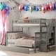 preview thumbnail 2 of 24, Twin Over Full Bunk Bed With Trundle And Staircase for Bedroom