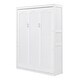 preview thumbnail 14 of 16, Full Murphy Bed Cabinet Folding Beds w/ Bookcase Headboard