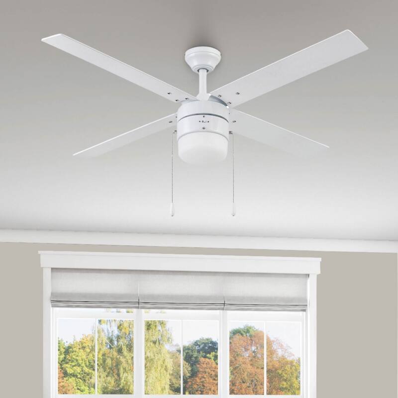 52" Prominence Home Chism Indoor Ceiling Fan, Espresso Bronze - 52 - White